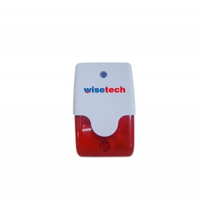 WS-248-İC-İNDOOR Kablolu siren Mini, Flaşörlü