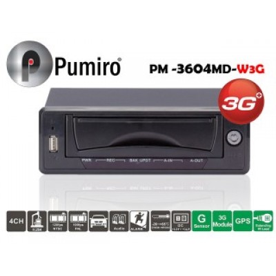 PM-3604MDW3G İNOX Profesyonel Mobil DVR