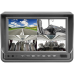 MK-M650R Dört Video Girişli SD Kart Kayıtlı Güneşlikli AHD 7 Inch Quad Araç Monitörü