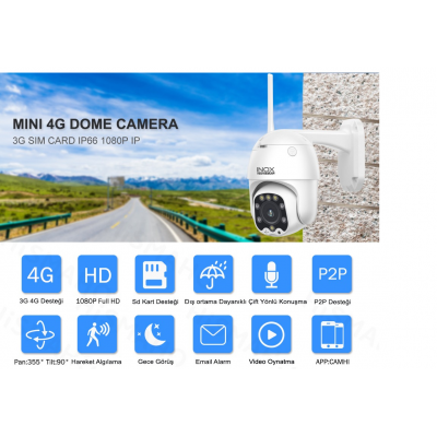 INOX-206IPC 4G WİFİ SİM KART DESTEKLİ