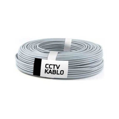 Güvenlik Kamera Kablosu CCTV 2+1 0.50mm 100m Metre