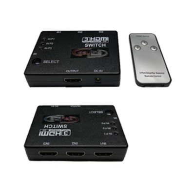 HDMI-EX-3X1 3 Giriş 1 Çıkış HDMI Çoğaltıcı