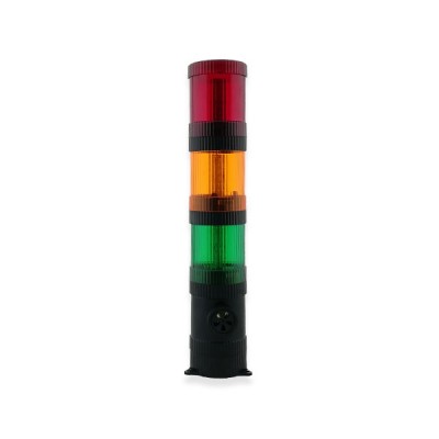 İK-1203  KAT ÇAKAR LEDLİ IŞIKLI BUZZER+95DB TABAN MONTAJ
