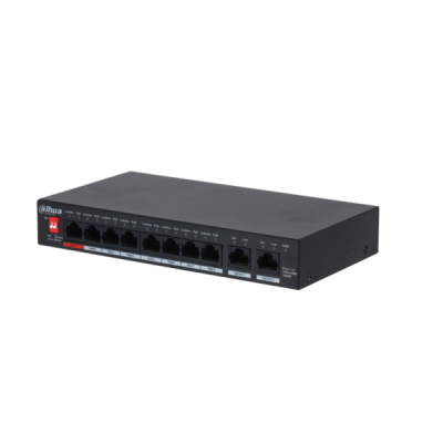 PFS3010-8ET-96-V2 8 Kanal PoE Switch - 250 metre uzaklığa PoE iletimi ( 8FE PoE +2 GE )