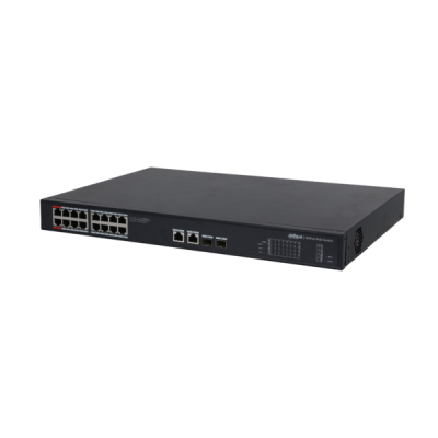 PFS4218-16GT-240 16 Port Yönetilebilir Gigabit PoE Switch (16GE PoE + 2GE SFP +1 Konsol )