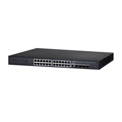 PFS4428-24GT-370 24 Port Yönetilebilir Gigabit PoE Switch ( 24GE PoE +4 GE SFP )