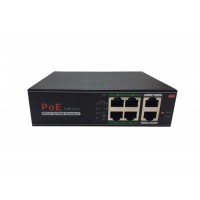 AV-H1064PLS 4+2 Ports PoE Switch