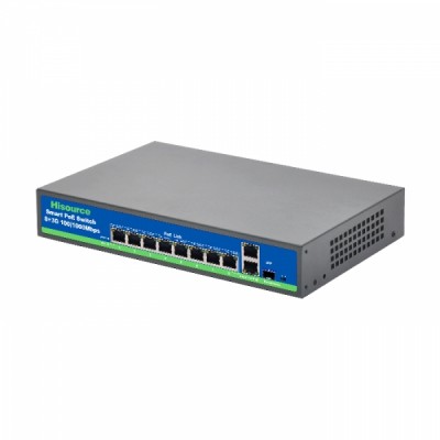 Hİ-F0821GBL-A 8 PORT POE SWİTCH 2 UP LİNK +1 SFP