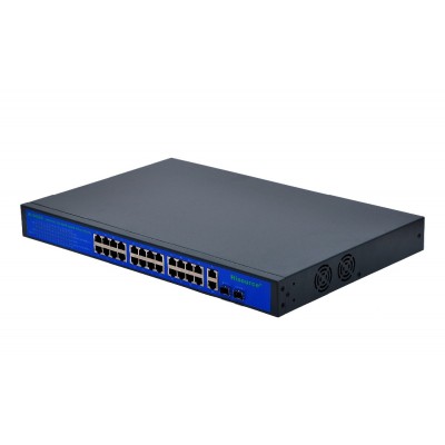 Hİ-F2422G 24 POE Bağlantı Noktası + 2 Fiber Bağlantı Noktası