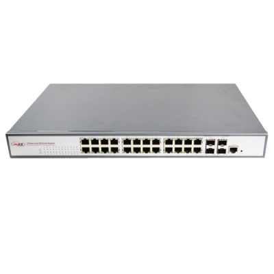 SWP-POE33026PFM Cenova 24 Port Gbit PoE Switch