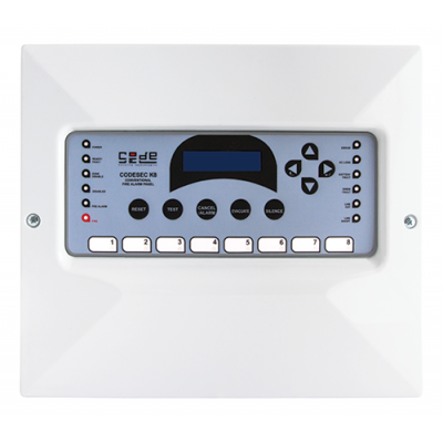 CODESEC  K8 8 BÖLGELİ KONVANSİYONEL YANGIN İHBAR PANELİ